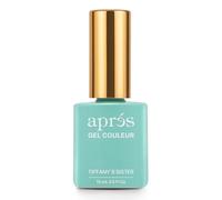 APRÉS Gel Color Nail Polish 15 ml, It's Not Easy Being Green Collection, No Wipe, Highly Pigmented with Brush-X Nail Art Brush - Salon Quality | HEMA & TPO-Free (Tiffany's Sister - 232)