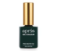 APRÉS Gel Color Nail Polish 15 ml, It's Not Easy Being Green Collection, No Wipe, Highly Pigmented with Brush-X Nail Art Brush - Salon Quality | HEMA & TPO-Free (Pine-ing Fir You - 346)
