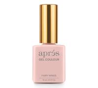 APRÉS Gel Color Nail Polish 15 ml, Nude Collection, No Wipe, Highly Pigmented, Medium Viscosity with Brush-X Nail Art Brush - Salon Quality | HEMA & TPO-Free (Fairy Wings - N06)