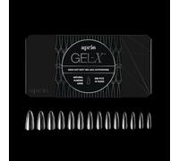 Apres Gel-X® Almond Box of Nail Tips | 280 Gel-X Tips, Soft Tips, 14 Sizes 00-9 | Half-sizes Included (Natural Almond Long, 280 Count)