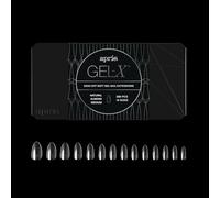 Apres Gel-X® Almond Box of Nail Tips | 280 Gel-X Tips, Soft Tips, 14 Sizes 00-9 | Half-sizes Included (Natural Almond Medium, 280 ml (Pack of 1))