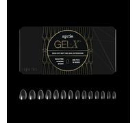 Apres Gel-X® Almond Box of Nail Tips | 280 Gel-X Tips, Soft Tips, 14 Sizes 00-9 | Half-sizes Included (Sculpted Almond Short, 280 Count)