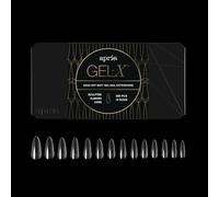 Apres Gel-X® Almond Box of Nail Tips | 280 Gel-X Tips, Soft Tips, 14 Sizes 00-9 | Half-sizes Included (Sculpted Almond Long, 280 Count)