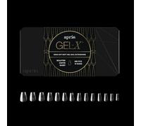 Apres Gel-X® Coffin Box of Nail Tips | 280 Soft Gel Tips, 14 Sizes 00-9 | Half-sizes Included (Sculpted Coffin Short, 7.94 kg (Pack of 1))