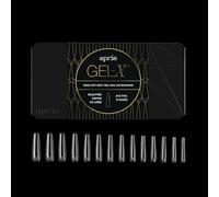 Apres Gel-X® Coffin Box of Nail Tips | 280 Soft Gel Tips, 14 Sizes 00-9 | Half-sizes Included (Sculpted Coffin Extra Extra Long, 280 Count)