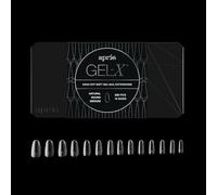 Apres Gel-X® Round Box of Nail Tips | 280 Soft Gel Tips, 14 Sizes 00-9 | Half-sizes Included (Natural Round Medium, 280 Count)