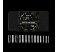 Apres Gel-X® Square Box of Nail Tips | 210 Soft Gel Tips, 14 Sizes 00-9 | Half-sizes Included (Sculpted Square Extra Extra Long, 210 Count)