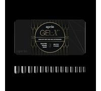 Apres Gel-X® Square Box of Nail Tips | 280 Soft Gel Tips, 14 Sizes 00-9 | Half-sizes Included (Sculpted Square Short, 280 Count)