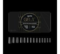 Apres Gel-X® Square Box of Nail Tips | 280 Soft Gel Tips, 14 Sizes 00-9 | Half-sizes Included (Sculpted Square Long, 280 Count)