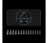 Apres Gel-X® Stiletto Box of Nail Tips | 280 Soft Gel Tips, 14 Sizes 00-9 | Half-sizes Included (Natural Stiletto Long, 280 Count)