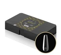 Apres Nail Gel-X Sculpted Coffin Long Box of Tips | 600 Gel-X Tips, Premium Quality, 14 Sizes 00-9 | Half-sizes Included