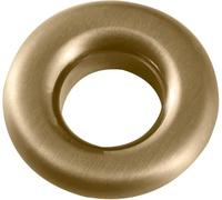 Apres Round Overflow Cover | Brushed Brass Basin Trim for Bathroom Sink