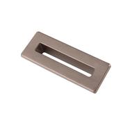 Apres Sink Overflow Cover | Basin Sink Hole Cover Square | Brushed Bronze | Rectangle Overflow Cover | Basin Trim for Bathroom Sink Toilet Wash Basin (Brushed Bronze)
