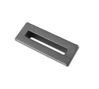 Apres Sink Overflow Cover | Basin Sink Hole Cover Square | Gunmetal | Rectangle Overflow Cover | Basin Trim for Bathroom Sink Toilet Wash Basin (Gunmetal Finish)
