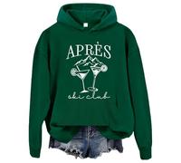 Apres Ski Club Hoodie, Apres Ski Club Sweatshirt, Apres Ski Sweater, Apres Ski Club Shirt Green