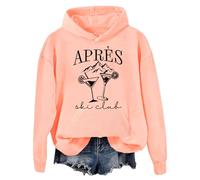 Apres Ski Club Hoodie, Apres Ski Club Sweatshirt, Apres Ski Sweater, Apres Ski Club Shirt Orange