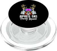 Apres Ski Party Squad Deer Ski Goggles Winter Mountains PopSockets PopGrip for MagSafe