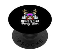 Apres Ski Party Team Deer Goggles Snow Fun PopSockets Adhesive PopGrip