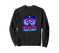 Apres Ski Party Vibes - Snowy Mountain Nightlife Sweatshirt