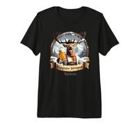 Après Ski Project Manager Hüttengaudi Stag Beer Premium T-Shirt