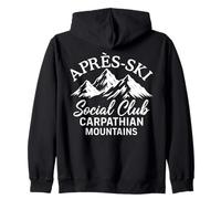 Après Ski Social Club Carpathian Mountains Zip Hoodie