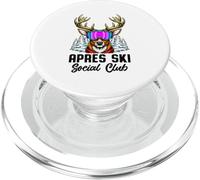 Apres Ski Social Club Deer Goggles Snow Party PopSockets PopGrip for MagSafe