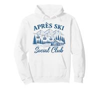 Apres Ski Social Club Gondola Mountain Cabin Pullover Hoodie