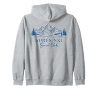 Après Ski Social Club Mountain Ski Resort Zip Hoodie