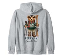 Après Ski Social Club Retro Ski Bear Zip Hoodie