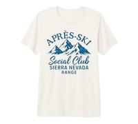 Après Ski Social Club Sierra Nevada Range Premium T-Shirt