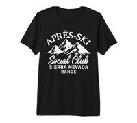 Après Ski Social Club Sierra Nevada Range Premium T-Shirt