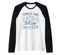Après Ski Social Club Ski All Day Apres Ski All Night Raglan Baseball Tee