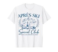 Après Ski Social Club Ski All Day Apres Ski All Night T-Shirt