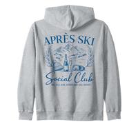Après Ski Social Club Ski All Day Apres Ski All Night Zip Hoodie