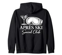Apres Ski Social Club Skj Vacation Cocktail Zip Hoodie