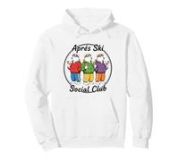 Après Ski Social Club Tee Funny Skiing Ski Polar Bear Pullover Hoodie
