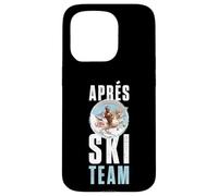 Apres Ski Team | Funny Unicorn With Monkey Case for iPhone 15 Pro
