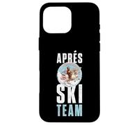 Apres Ski Team | Funny Unicorn With Monkey Case for iPhone 16 Pro Max