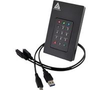 Apricorn 16TB Aegis Fortress L3 - FIPS Validated, SSD USB 3.0 Hardware Encrypted Portable Drive