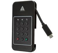 Apricorn 500GB Aegis NVX - Ultra High Speed NVMe 10Gbps USB Type C Hardware-Encrypted Drive (ANVX-500GB)