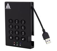 Apricorn Aegis Padlock 1TB USB 3.0 256-bit AES XTS Hardware Encrypted Portable External Hard Drive (A25-3PL256-500)