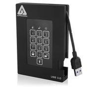 Apricorn Aegis Padlock Fortress 500GB external hard drive Black