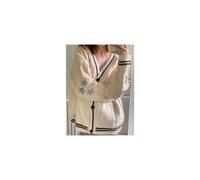 (Apricot Black, L) NEW Taylor Swift Folklore Knitted Cozy Lazy Autumn Cardigan