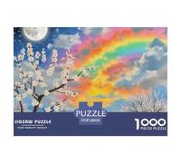 Apricot Blossom 1000 Piece Jigsaw Puzzle For Adults Educational Games Stress Relief Puzzle Cultivate The Spirit of Teamwork for Men, Women, Elders, Seniors 38x26cm/1000pcs