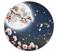 Apricot Blossom 1000pc Round Puzzle with, Offers A Relaxing Yet Challenging Experience, Brilliant for Mindfulness Practice 1000pcs (67.5x67.5cm)