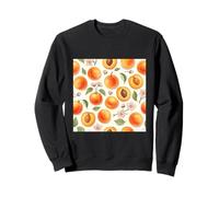 Apricot Blossom Fruit Watercolor Pattern Sweatshirt