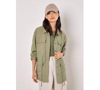 Apricot Cargo Pocket Lightweight Jacket In Khaki Khaki 12