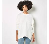 Apricot Chevron High-Low Jumper CREAM MEDIUM