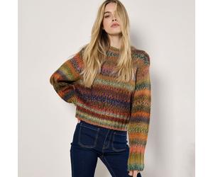 Apricot Chunky Knit Multi Colour Jumper ORANGE 2XL