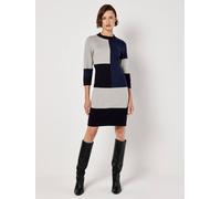 Apricot Women's Colour Block Bodycon Mini Dress in Navy | Size: 14 Apricot Navy 14